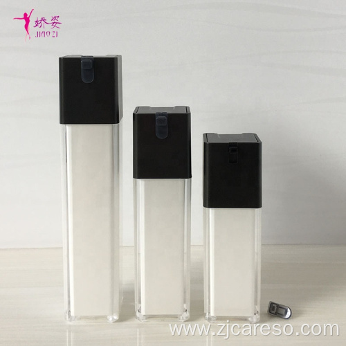 50ml/70ml/100ml Square Shape Cosmetic Packaging Bottles